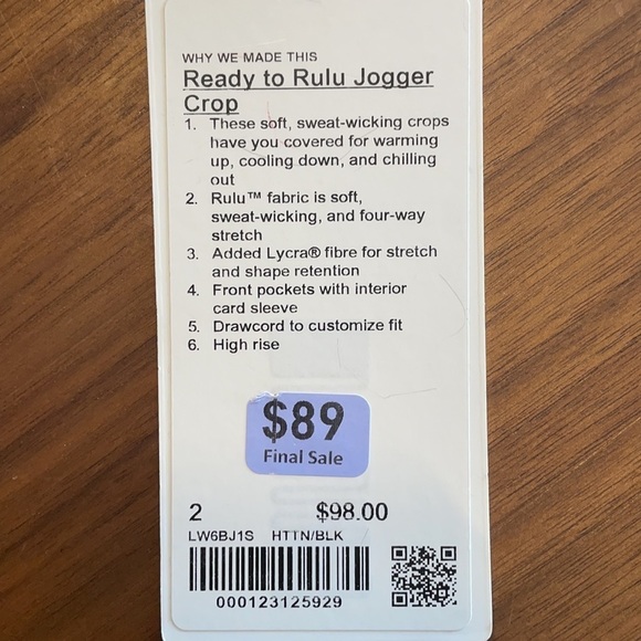 Lululemon Ready to Rulu High-Rise Jogger Crop - Picture 12 of 12